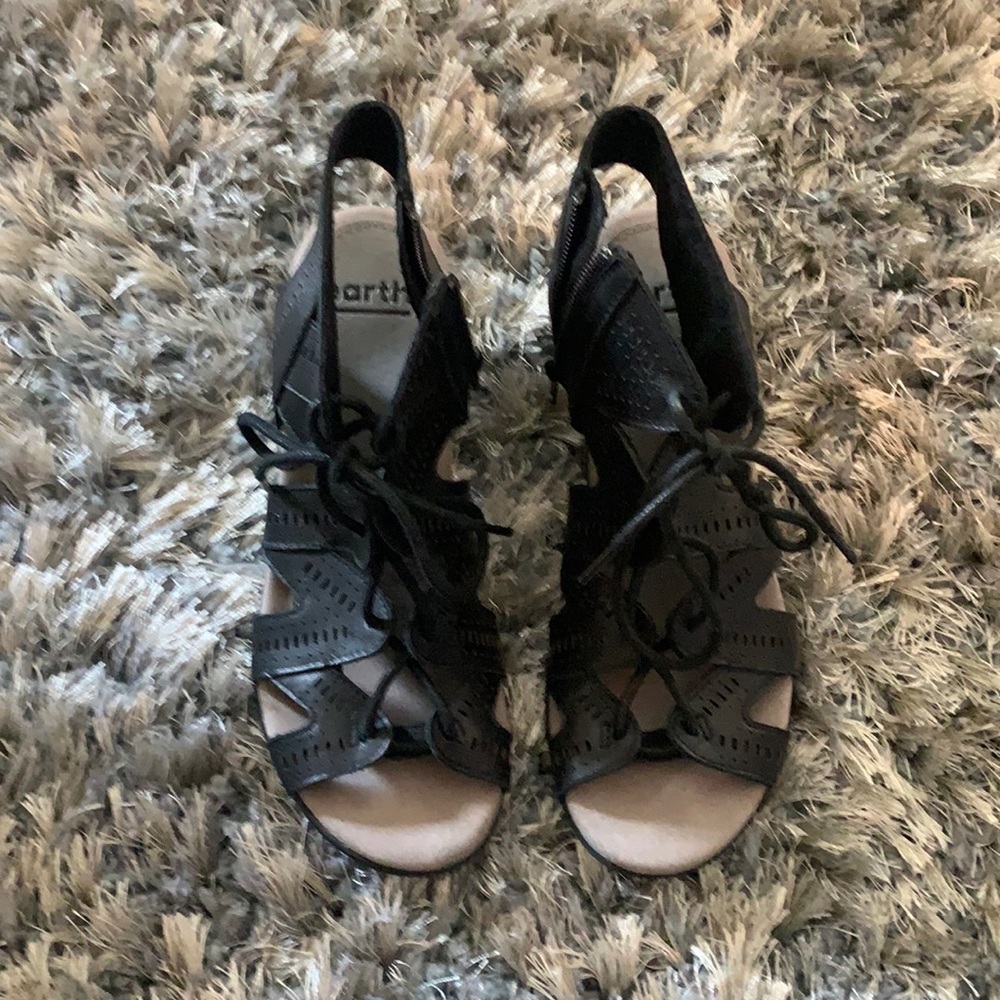Earth gladiator style sandal.